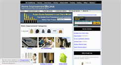 Desktop Screenshot of homeimprovementhelper.com